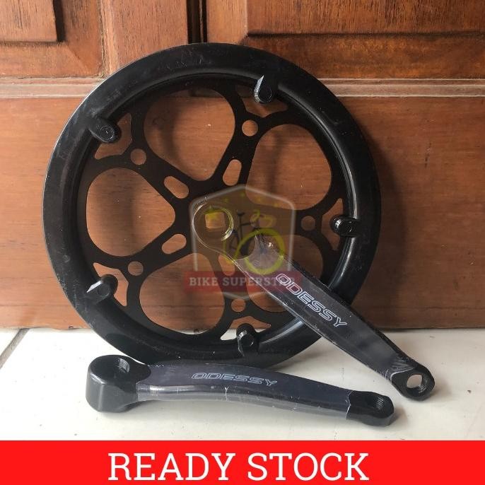 Promo Crank Set Gir Sepeda 52T Odessy Dengan Cover Lipat Fixie Minion Mini Velo Bmx Ter-46