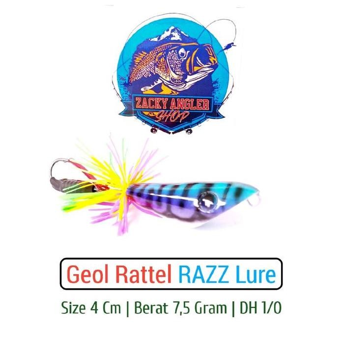 Tersedia Geol Rattel Razz Lure 4 Cm Umpan Pancing Gabus