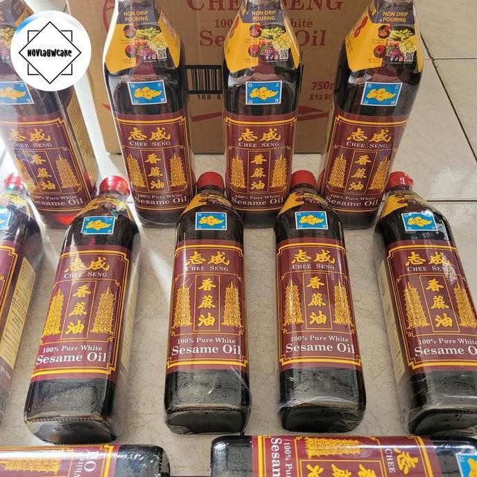 

Minyak Wijen Chee Seng Pure White Sesame Oil/Minyak Wijen Pagoda 750Ml