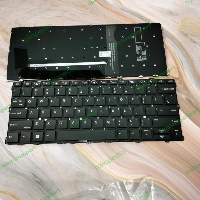 Keyboard HP Elitebook X360 1030 G2 1030 G3 lampu