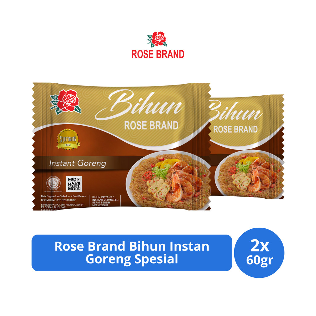 

Rose Brand Bihun Instan Goreng Spesial 60gr x 2 pcs