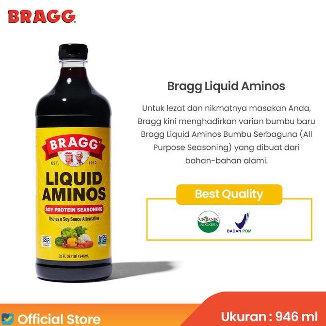 

Bragg Liquid Aminos Bumbu Serbaguna 946 Ml