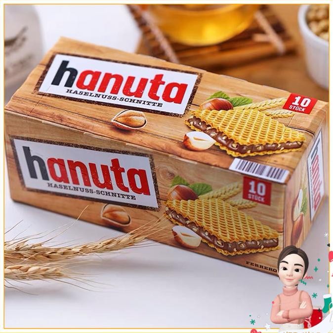 

Ferrero Hanuta Wafer Isi 10 Pcs