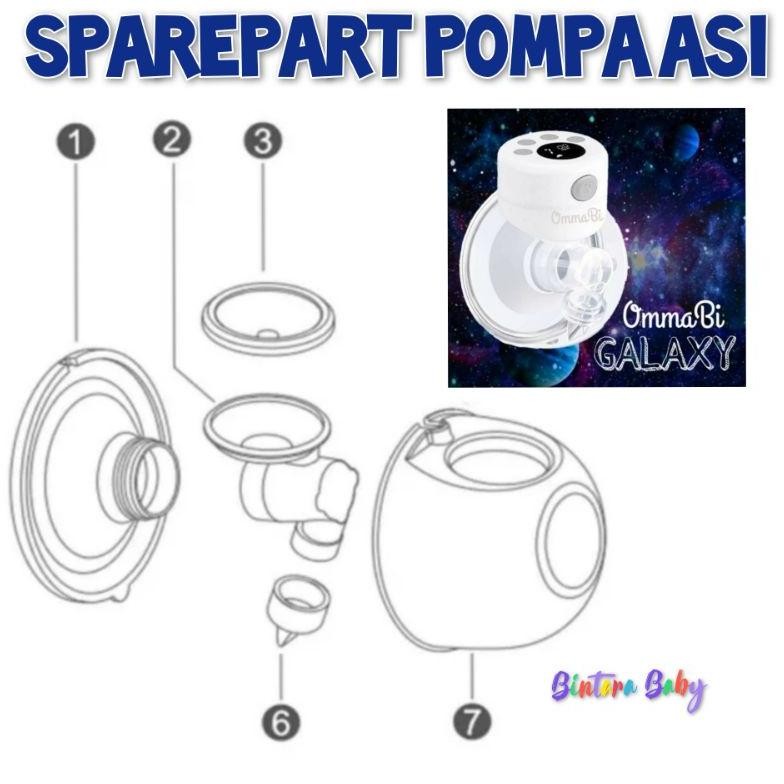 Sparepart Pompa Asi Ommabi Valve Pompa Asi OmmaBi Galaxy Handsfree Wearable Pump / Sparepart Pompa A