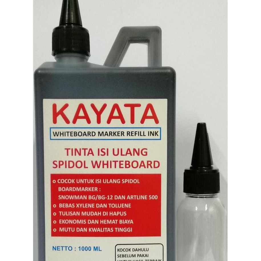 

Tinta Spidol Whiteboard Refill Kayata Murah Dan Berkualitas 1000 Ml