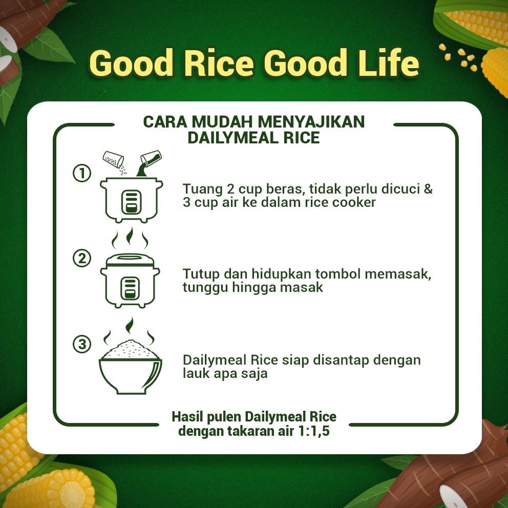 

ready Dailymeal - Red Rice / Beras Merah 1 kg - Superfood Premium untuk Hidup Aktif & Sehat murah