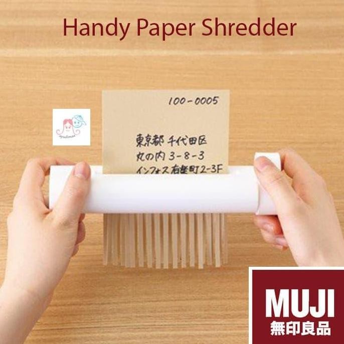 Muji Handy Paper Shredder / Penghancur Kertas