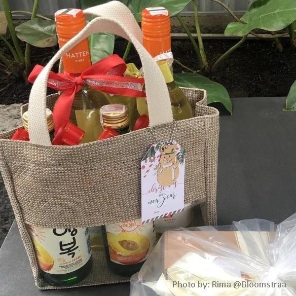 

ready stock [ LICORICE ] Hampers Bag Jute Tas Souvenir 21x20x13 cm Tas Goni Mika