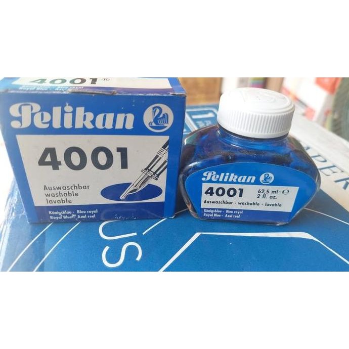 

TINTA FOUNTAIN / PULPEN PELIKAN 4001 ROYAL BLUE MADE IN GERMANY ORIGINAL MURAH MURAH