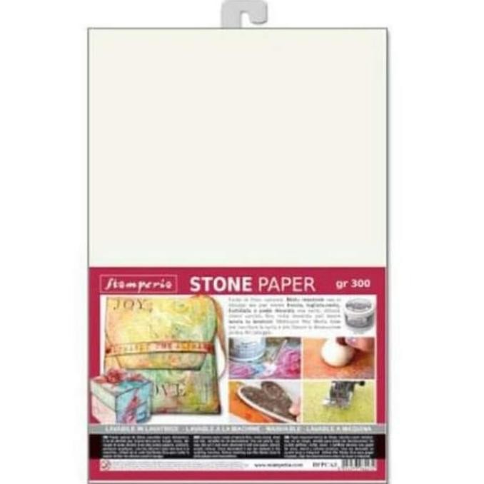 

baru Stamperia Stone Paper - Washable - Size A3 To Hand - 300 Gr