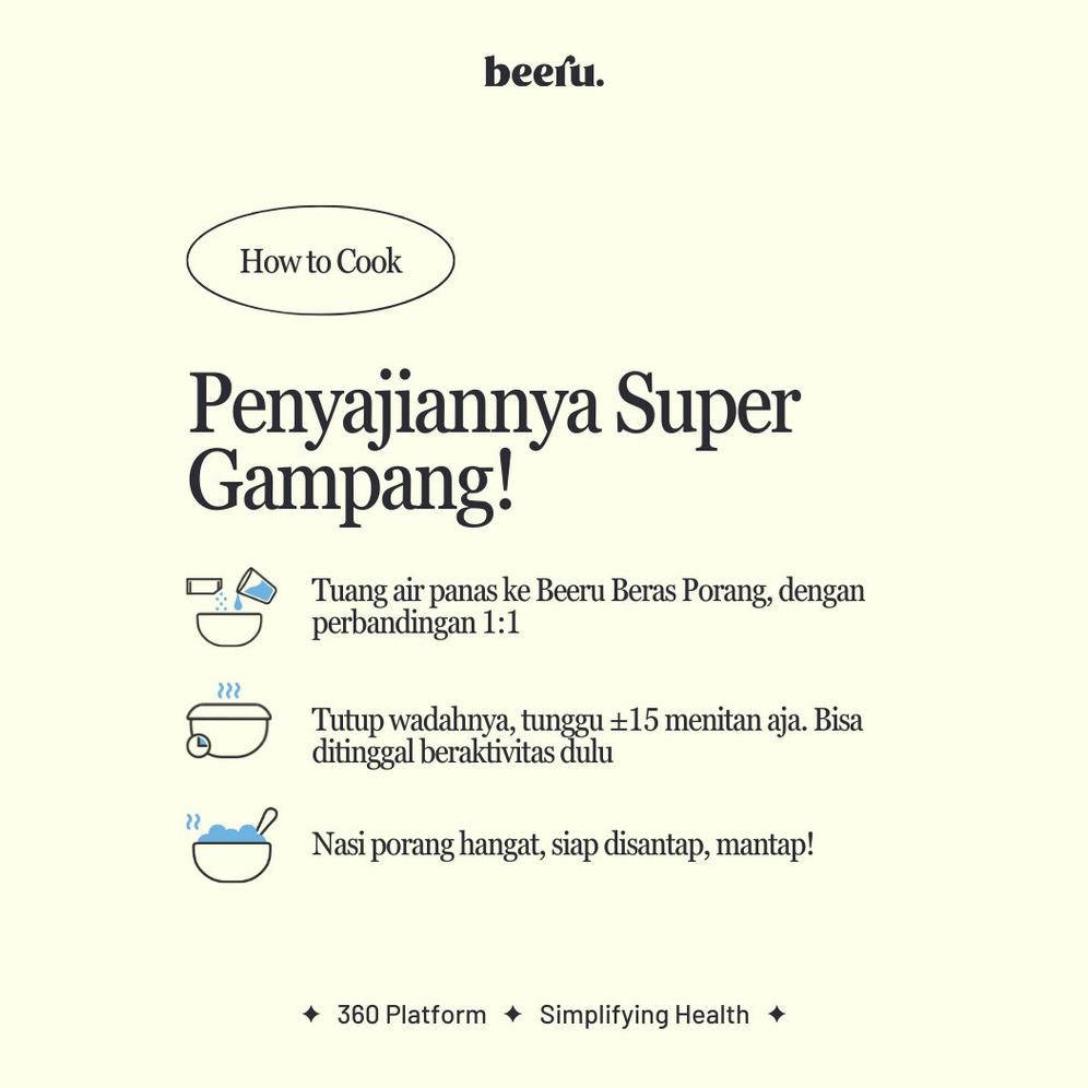 

ready Beeru Beras Porang Sachet Isi 10 - Shirataki Konjac Rice murah