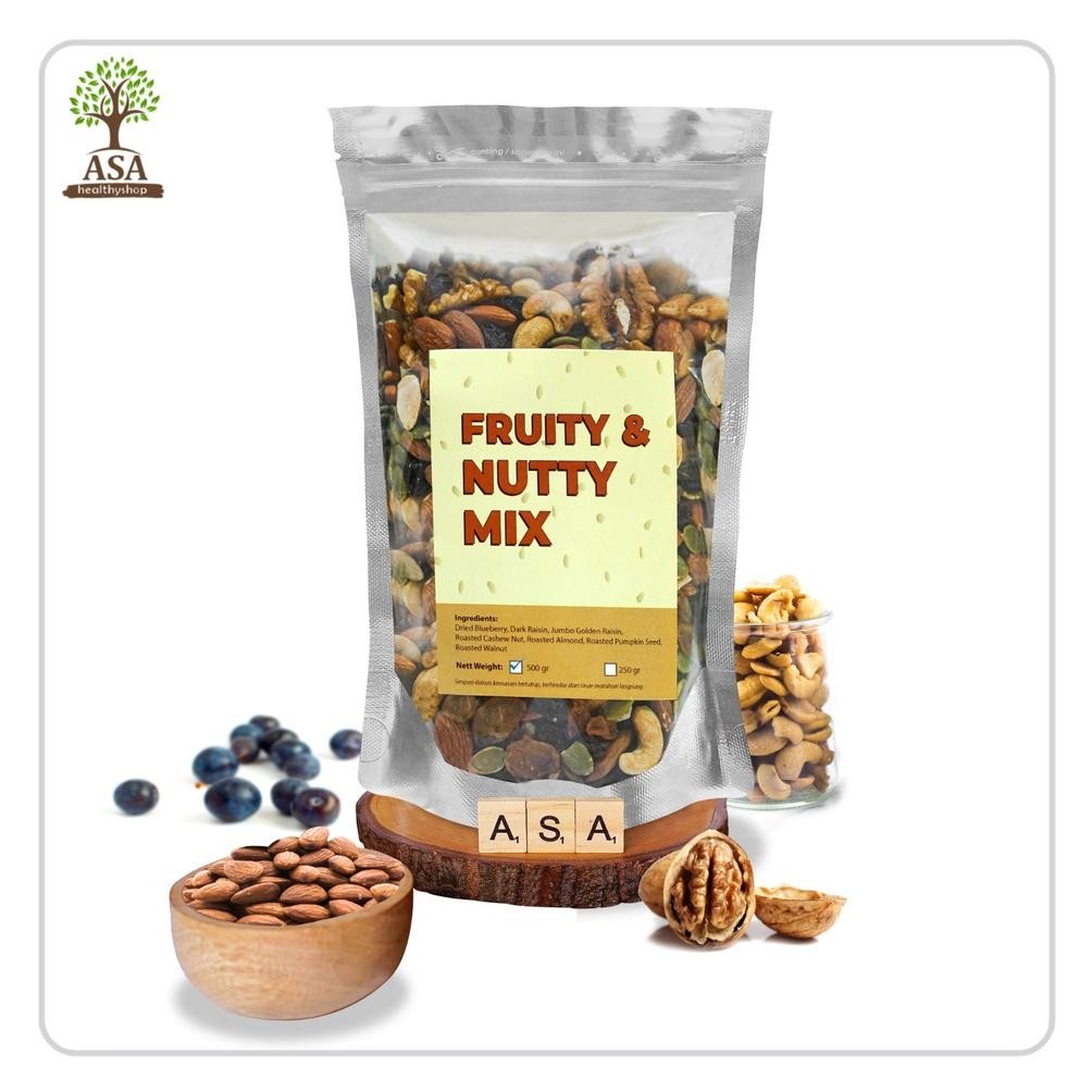 

ready Fruity & Nutty Mix 500 gram murah