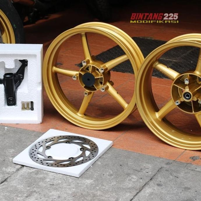 paket velg vrossi sanca R15 V3 MT15 R15 V4 XSR155 set double disk