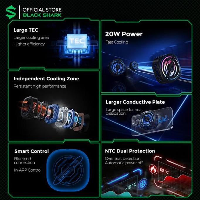 Black Shark Magnetic Cooler 3 Pro | Magcooler 3 Pro