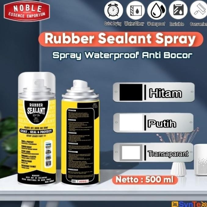 (Expert) Rubber Sealant Spray Ajaib Waterproof Liquid Rubber Sealant Spray 500 ml - Pelapis Anti Boc