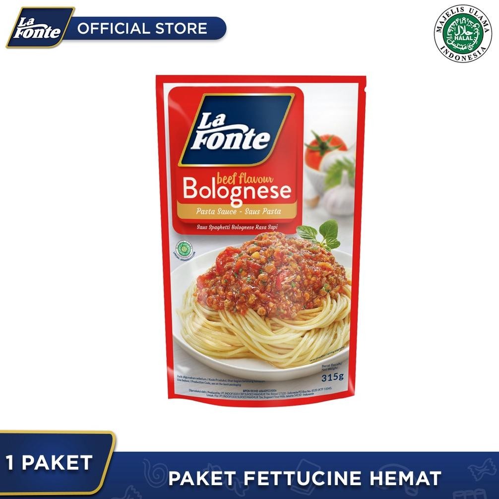 

ready La Fonte - Paket Siap Santap Fettucine Bolognese murah