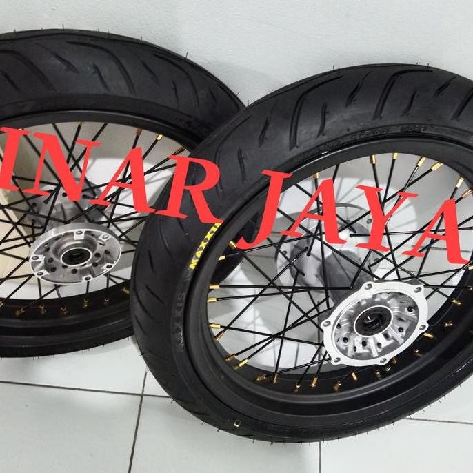 velg supermoto crf klx dtracker 150 wr 155 full set plus ban