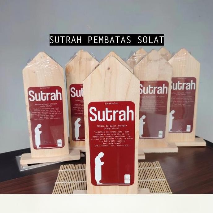 

Sutrah Pembatas Sholat Stiker Tempel 30 cm Sutrah Pembatas Shaf Shalat MURAH