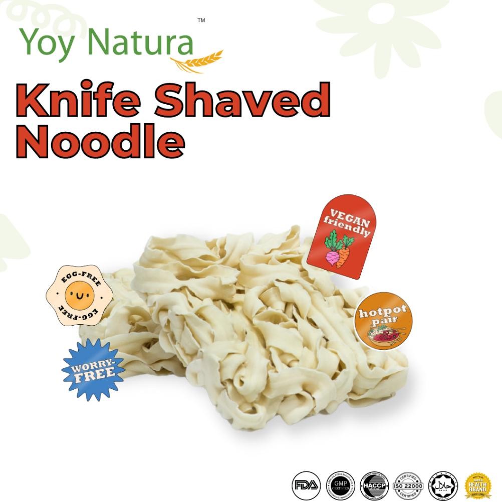 

ready Yoy Natura Mi Kering Knife Shaved / Dao Xiao Mian / Taiwan Style Sliced Noodles 500g [HALAL] murah