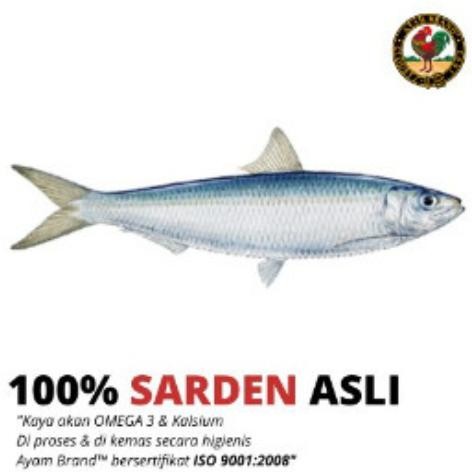 

ready Ayam Brand - Sarden Kaleng Extra Virgin Olive Oil Pedas 2 pcs 120gr murah