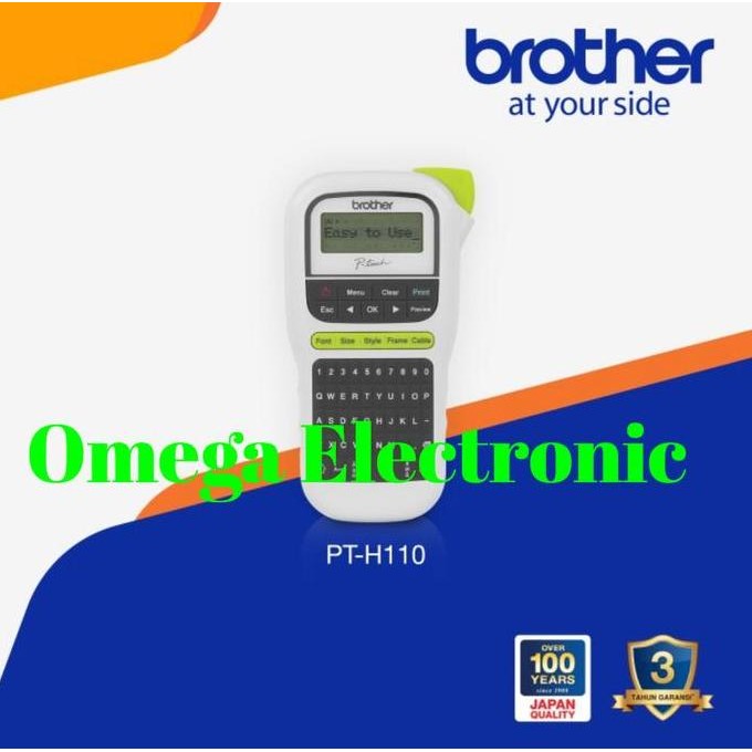 

RESMI Brother Label Printer PT-H110 - Label Maker PT-H110 PT H 110
