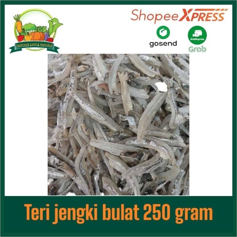 

ready Ikan asin teri jengki bulat 250 gram - KIRIM INSTAN murah