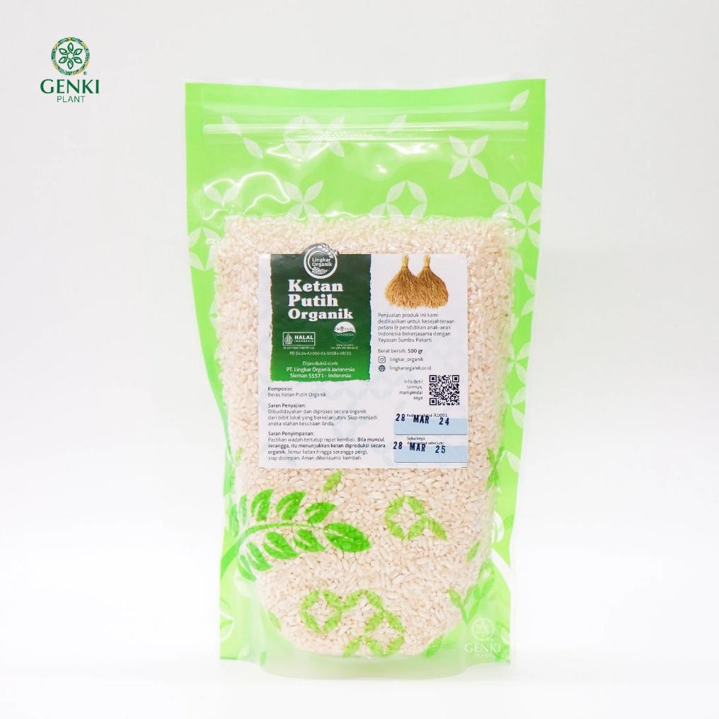 

ready Lingkar Organik Beras Ketan Putih - 500 g murah