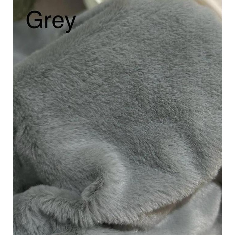 Kain Bulu Rabbit Fur/ Kain Bulu Kelinci Halus Dan Lembut murah