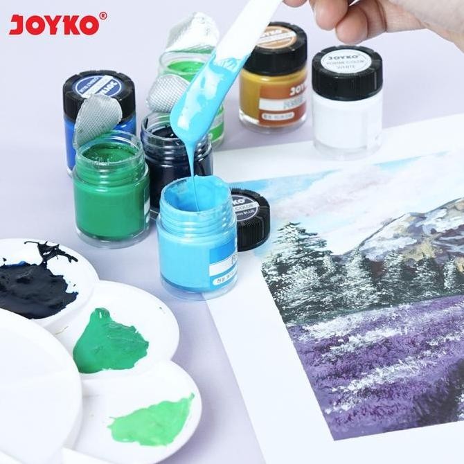 

ready CAT POSTER COLOR JOYKO POC 12 WARNA - POC-10ML-12