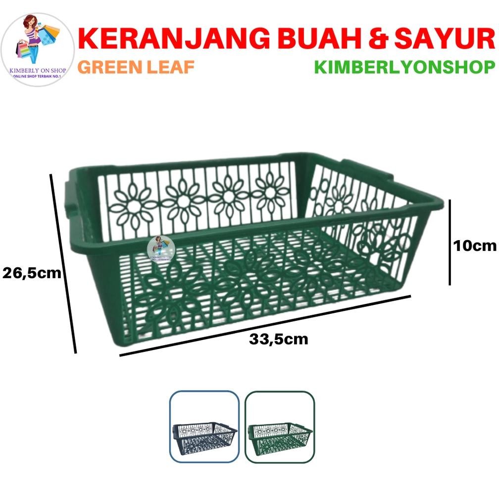 Keranjang Buah Sayur Tempat Surat Dokumen Serbaguna Plastik Baru