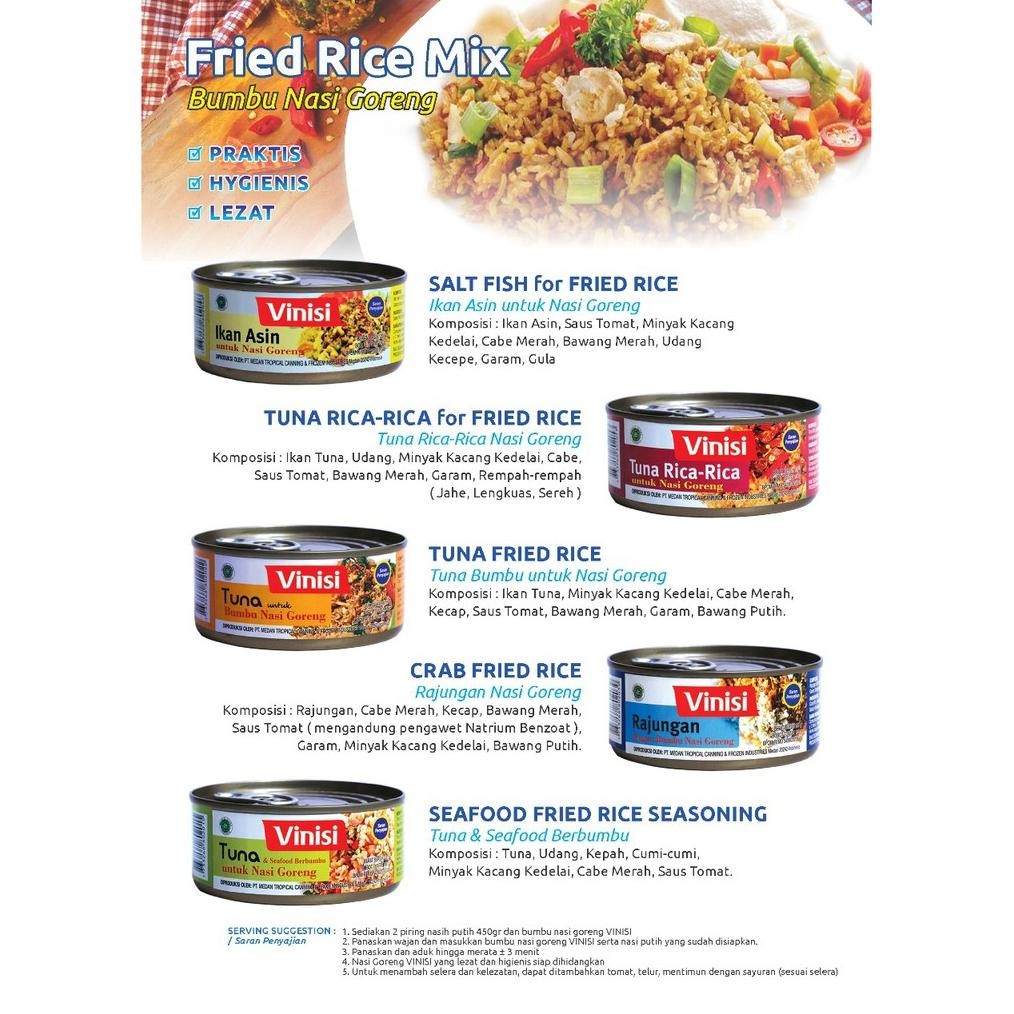

ready Paket 3 Kaleng Vinisi Tuna Nasi Goreng 120 Gr murah