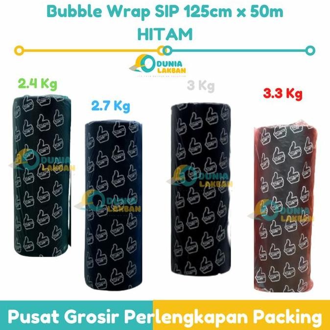 

ready stock (CARGO) BUBBLE WRAP SIP 125 X 50 METER 3.3 KG PREMIUM
