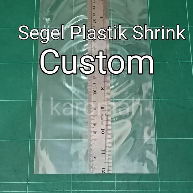 ready stock Segel Plastik Shrink Custom