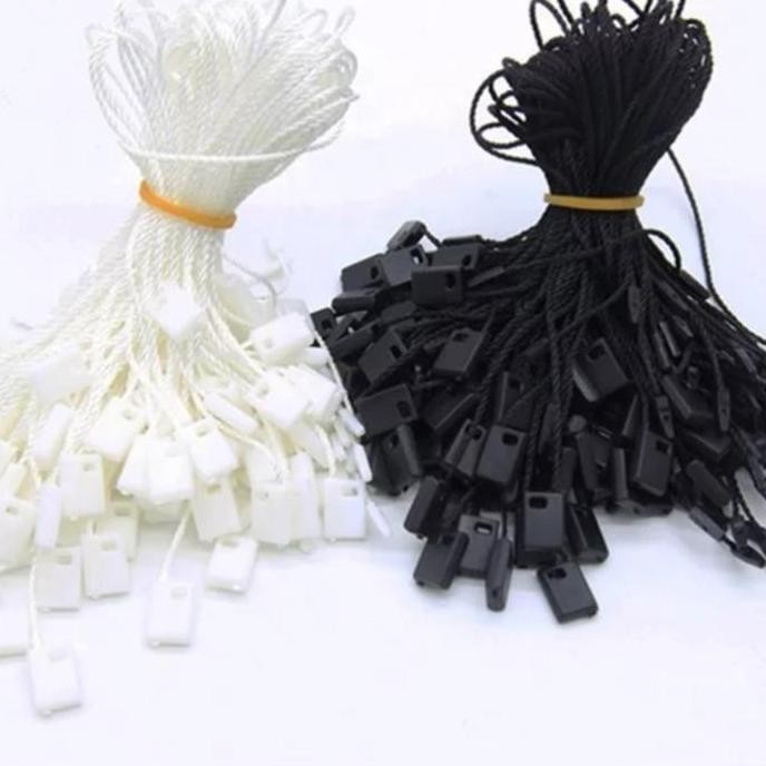 

Tali HangTag @1000pcs - Tali Gantungan Label Baju - Hitam - Putih murah