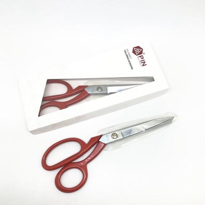 

Gunting Kain Tailor/ Gunting Potong Bahan Kain 8" Merah PIN / PIN-1089 | Gunting Potong Bahan Kain 8 inch warna Merah merk PIN-1089 murah