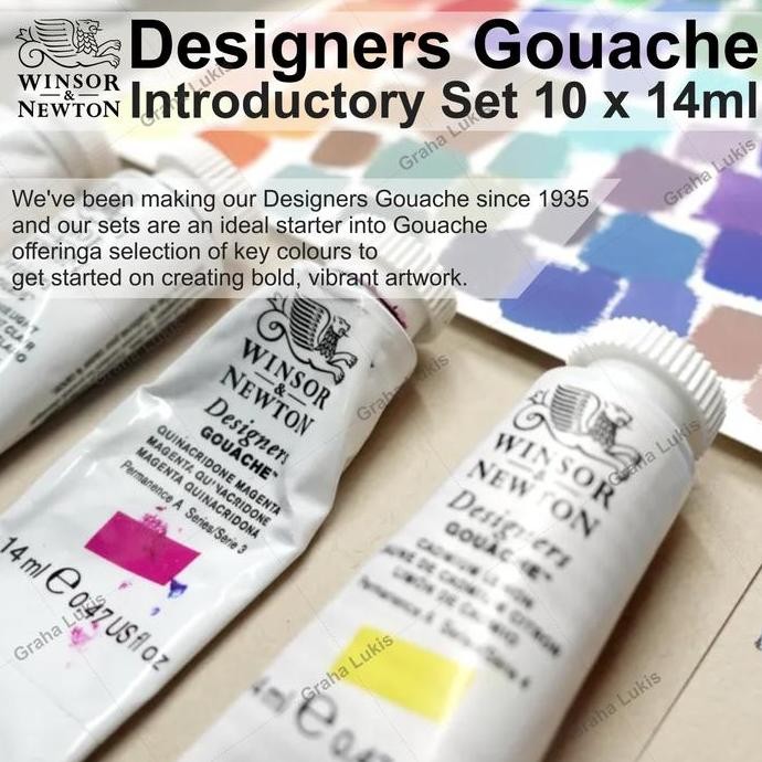 

ready Winsor & Newton Designers Gouache - Introductory Set