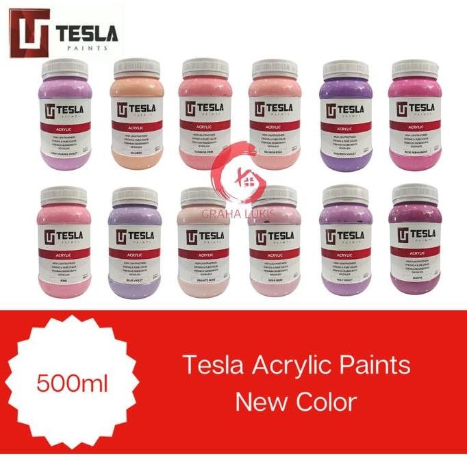 

ready Tesla Acrylic Paints 500ml / New Color