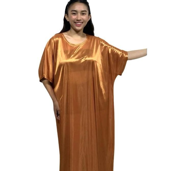 ready stock Nerine - DRESS MONIE - Dress transparan  - baju daster dinas malam Wanita polos bahan si