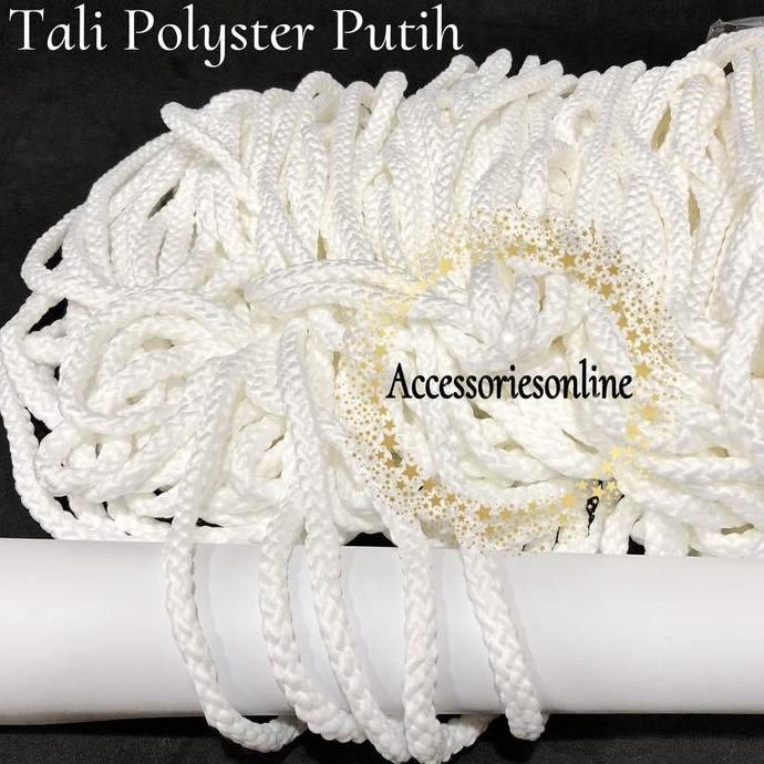 

baru !!! Tali Kepang / Tali Sumbu / Tali Polyster Putih 1KG