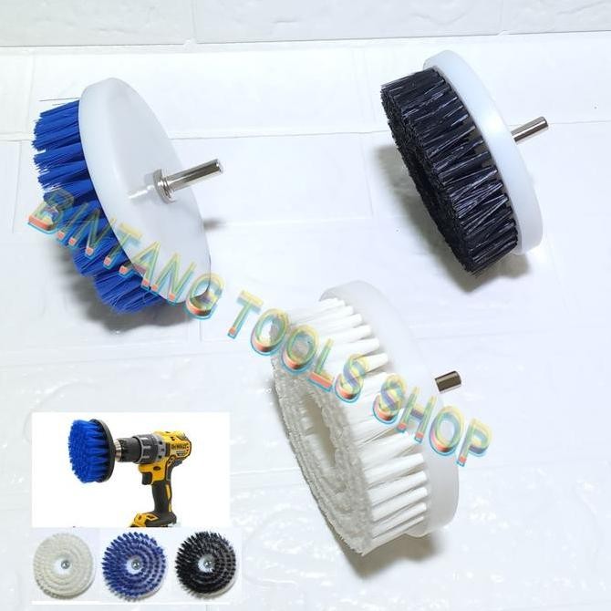 Sikat Mata Bor Untuk Sofa dan Karpet Round Brush Sikat Lembut murah