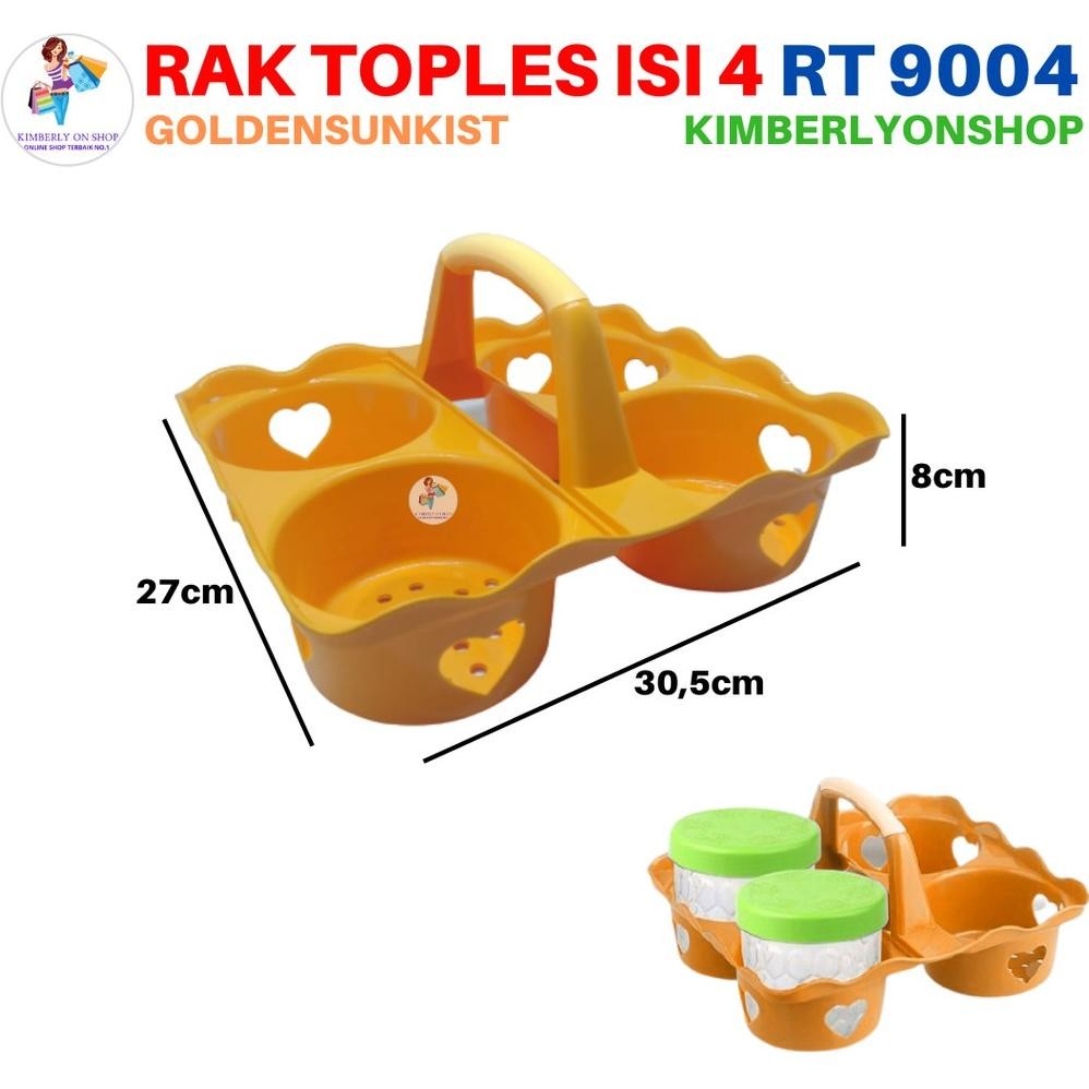 Kimberlyonshop Rak Toples Kue Isi 4 Golden Sunkist Rt 9004 Spaylater 0%