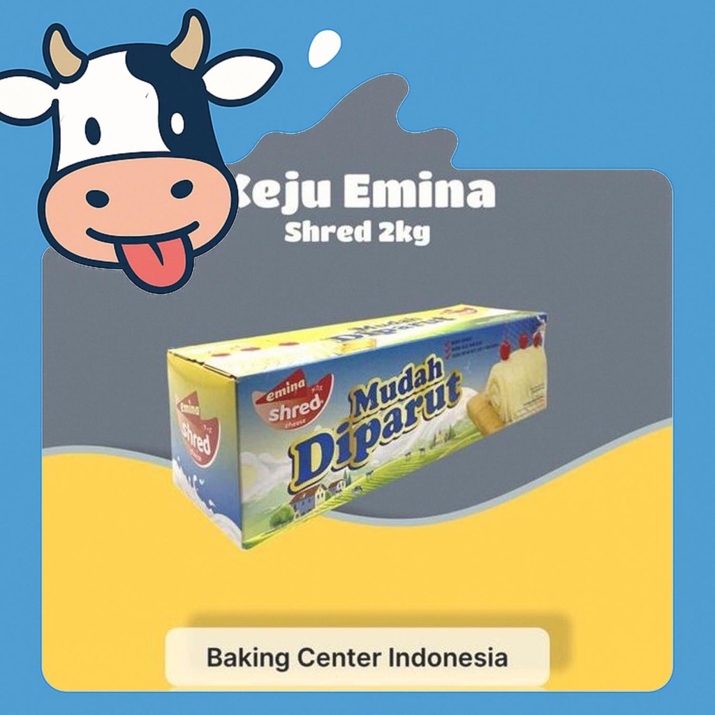 

Terbaru Keju Emina Shred 2Kg Cheese