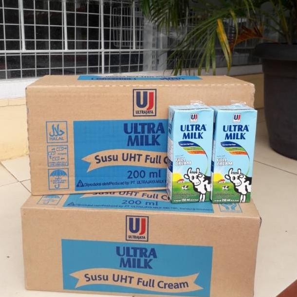 

(Expert) Susu Ultra Milk rasa full cream atau plan ukuran 200 ML isi 24 pcs