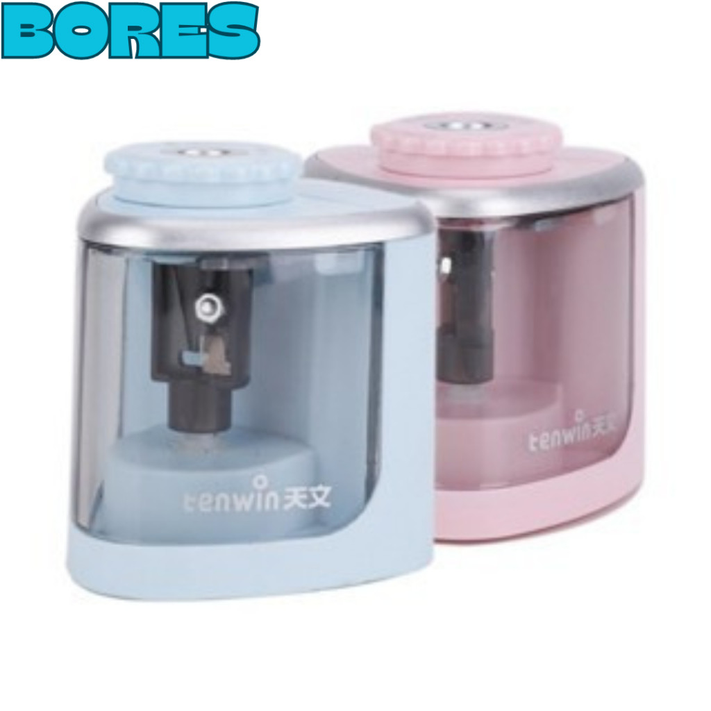 

BORES Rautan Pensil Listrik Otomatis Manual Baterai Rautan Pensil Elektrik Portebel Pencil Sharpener Rautan Pensil Rotary Pensil 6-8mm Untuk Alat Tulis Sekolah Kantor