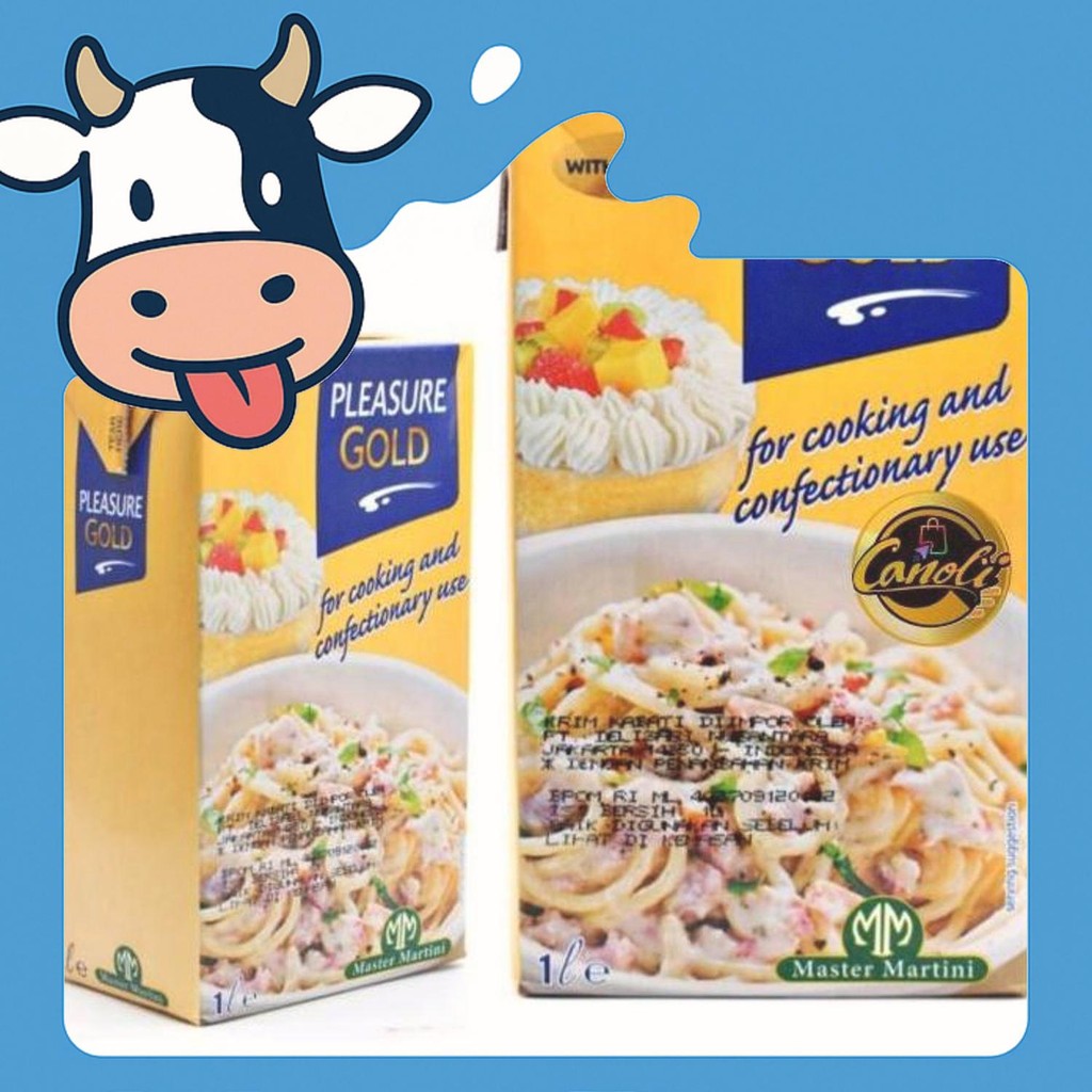 

Pleasure Gold Cooking Cream 1 Liter / Master Martini 1 L - Krim Masak