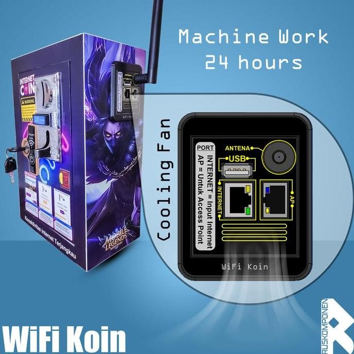 ready !!! Wifi Coin Wifi Voucher Usaha Wifi