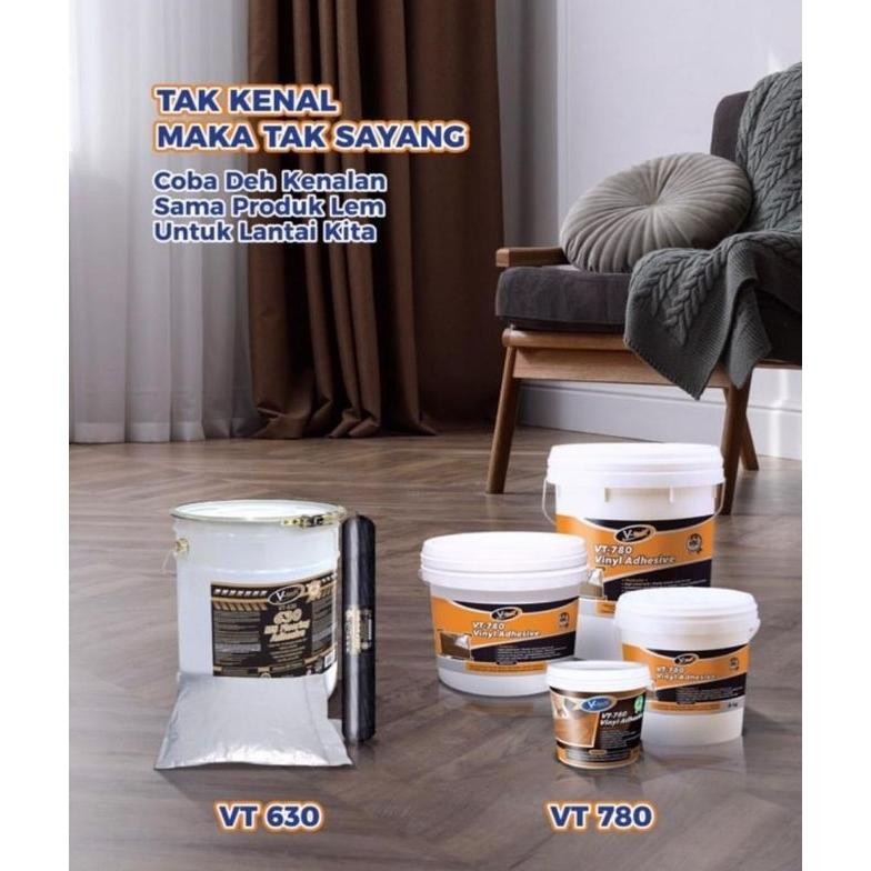 Paket Vt-780 5Kg Lem Vinyl / Lem Khusus Vinyl / Vinyl Adhesive / Water Based Vinyl Adhesive / Lem La