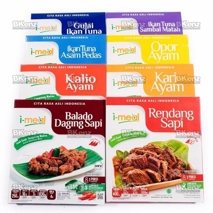 

(Expert) iMeal Lauk Makanan Siap Saji i-Meal Rendang Balado Kari Opor