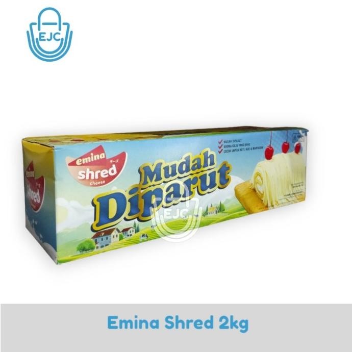 

(Expert) [EJC] KEJU EMINA SHRED CHEESE 2KG / KEJU PARUT 2KG