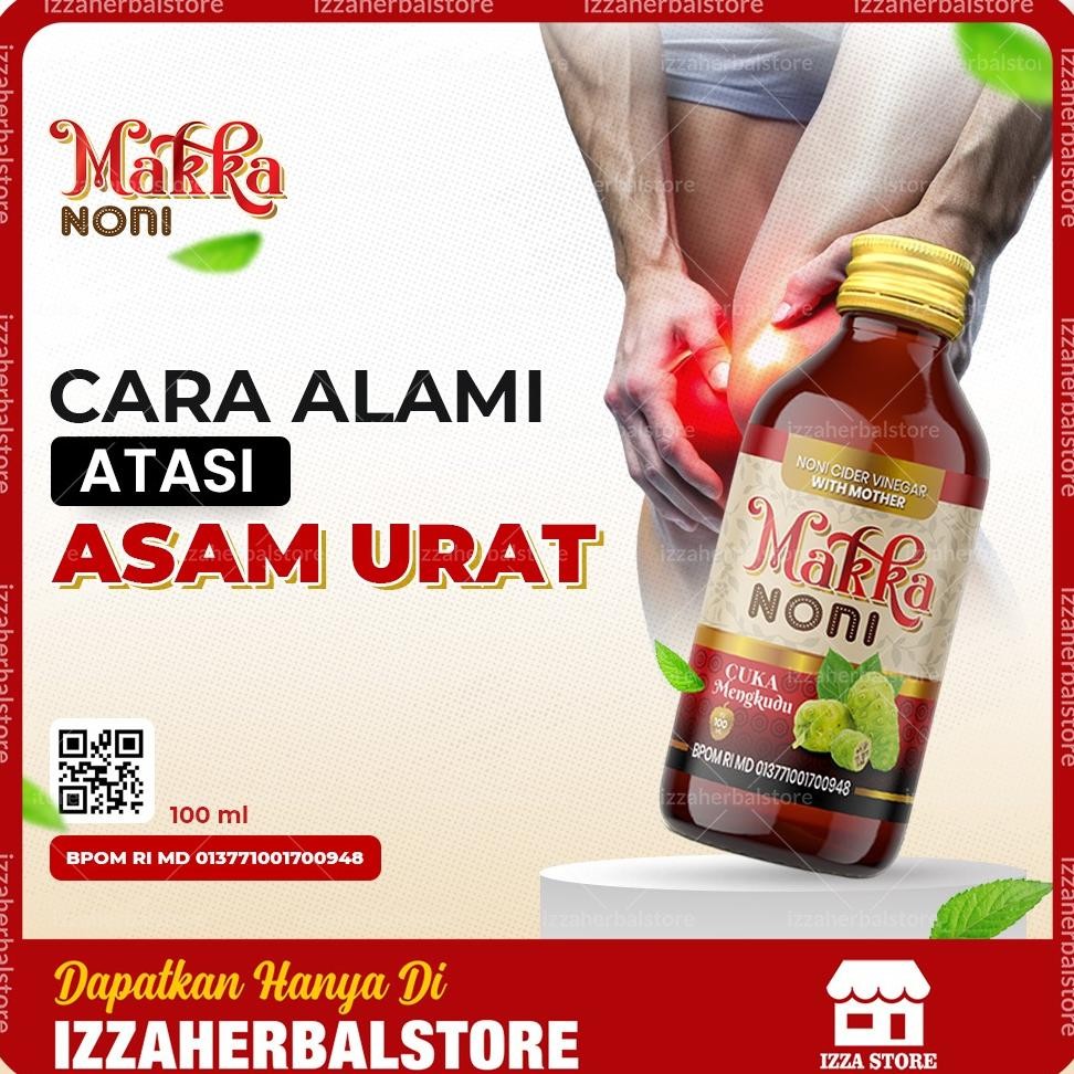 

MAKKANONI Solusi Asam Urat Batu Ginjal Cuka Mengkudu Asli Atasi Asam Urat Tubuh Bpom 100ml